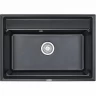 Кухонная мойка GRANULA KITCHEN SPACE KS-7301 шварц (черный металлик)